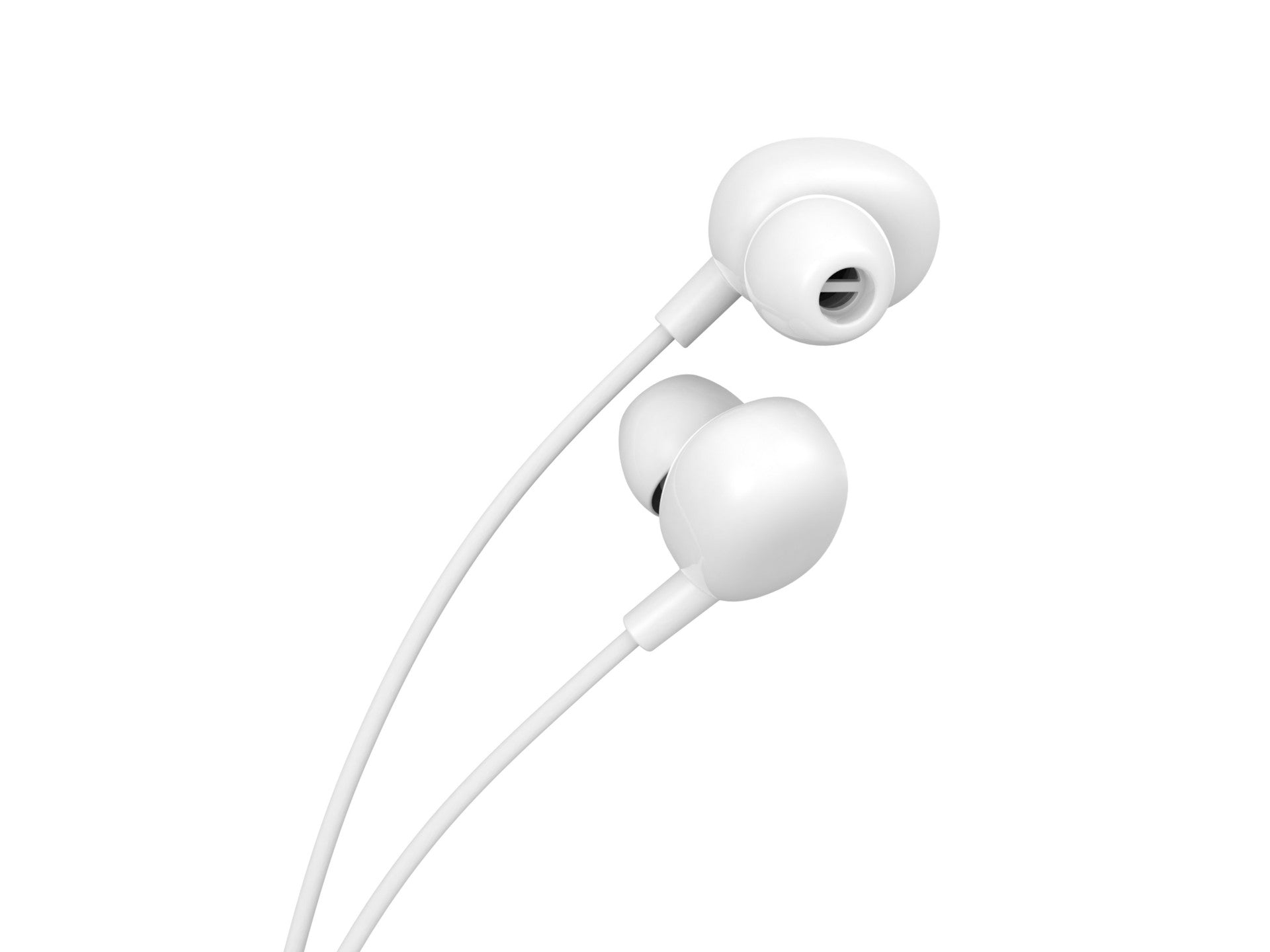 Audífonos Intrauriculares con Cable Techancy TD8040 – Blancos 3.5mm con Micrófono