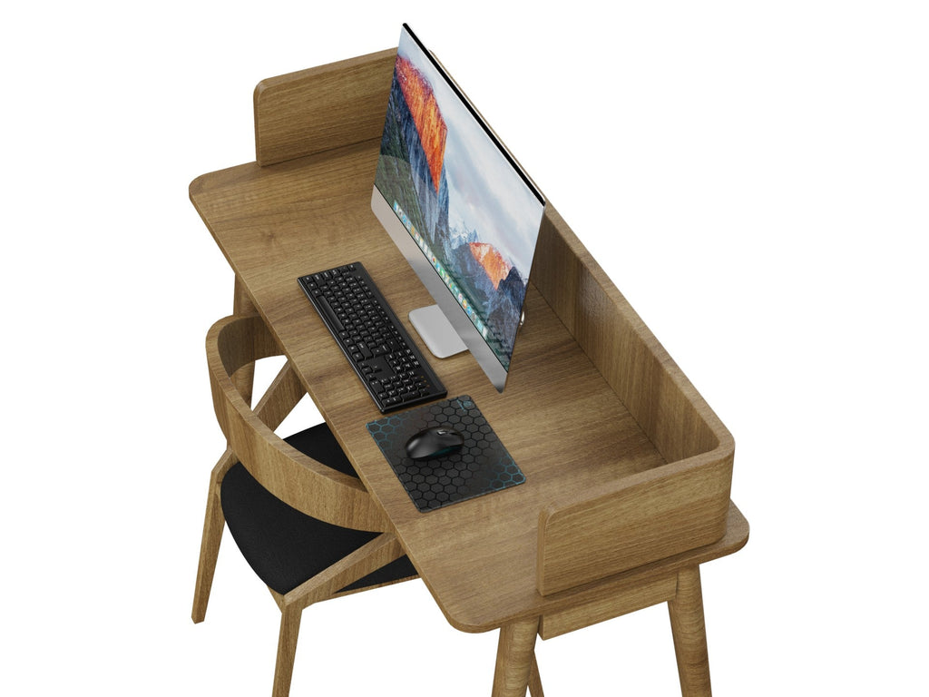 Mousepad Techancy TW2774 – 21x26 cm, Base Antideslizante de Goma, Ideal para Gaming y PC, Negro