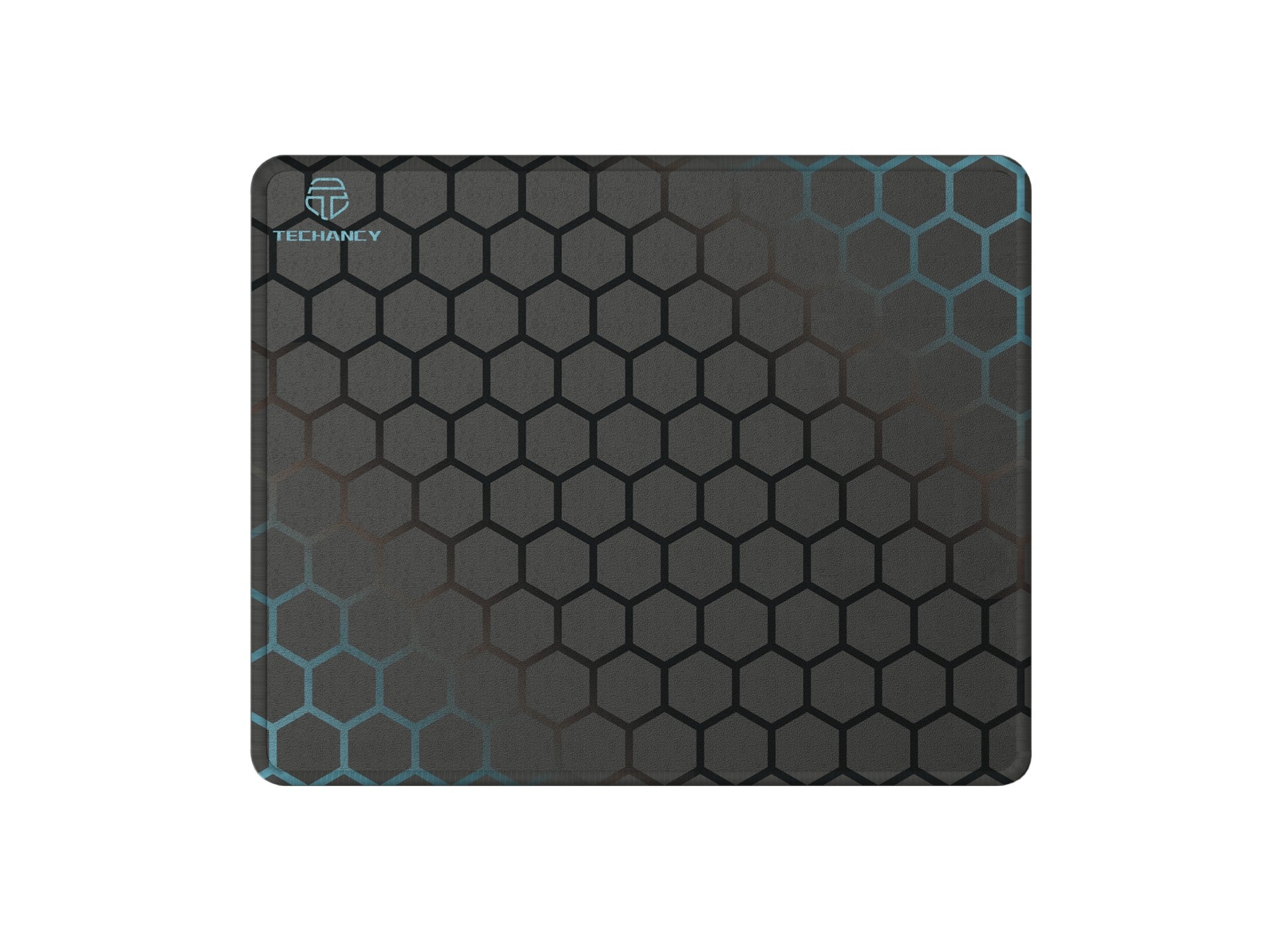 Mousepad Techancy TW2774 – 21x26 cm, Base Antideslizante de Goma, Ideal para Gaming y PC, Negro