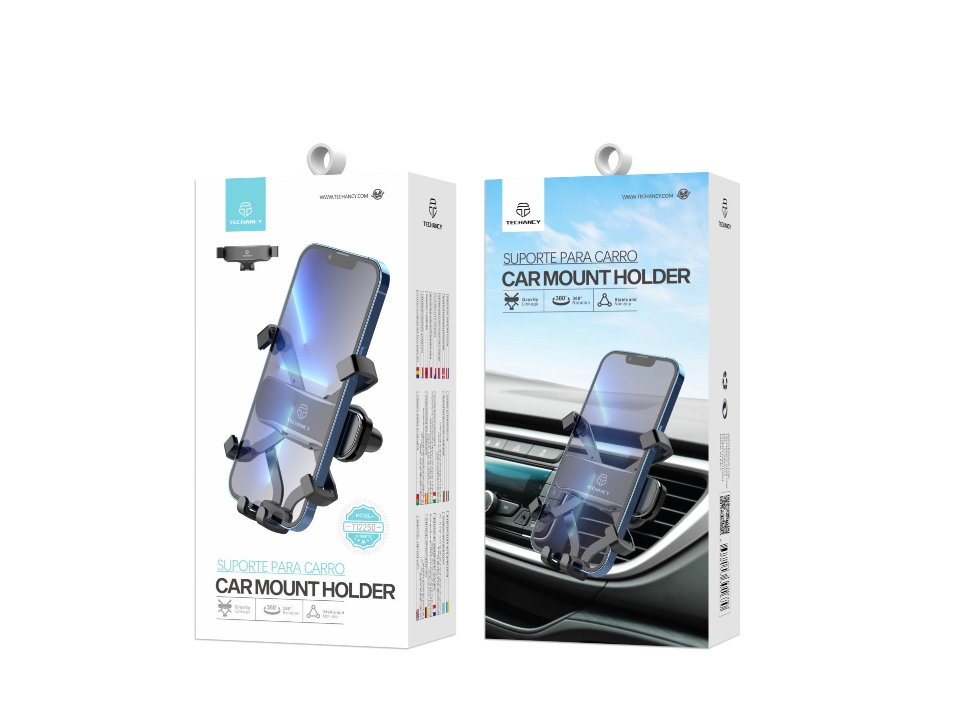 Soporte Universal para Celular Techancy TI2250 – Ajustable y Antideslizante