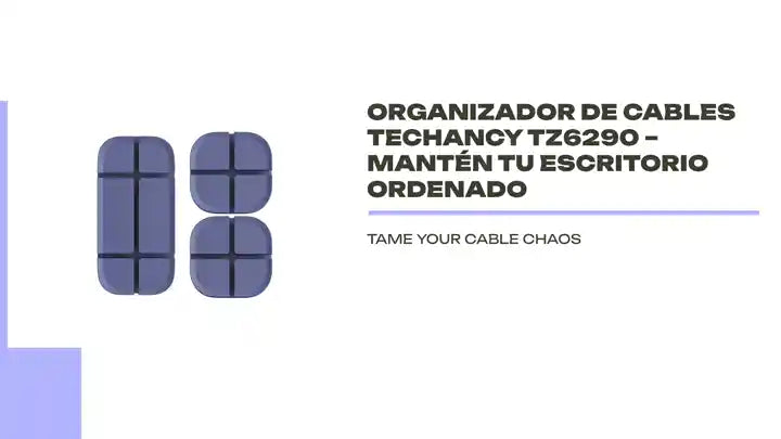 Organizador de Cables Techancy TZ6290 &ndash; Mant&eacute;n tu Escritorio Ordenado by@Outfy
